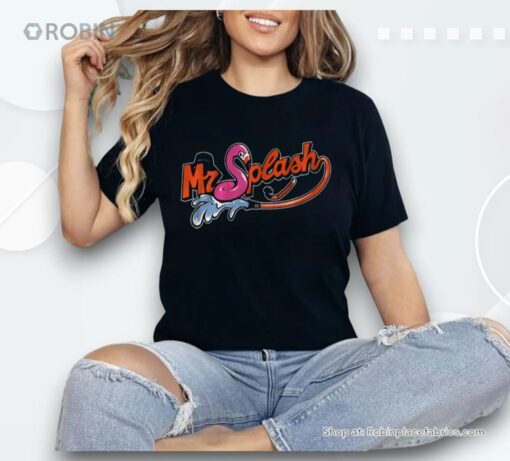 Baltimore Baseball Mr. Splash Text Shirt