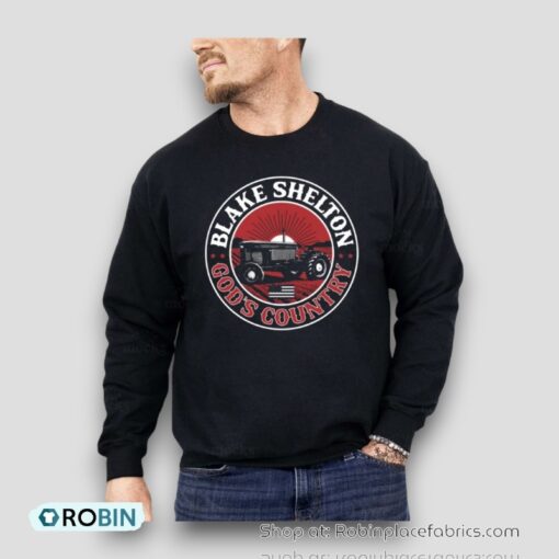 Blake Shelton God’s Country Tractor Shirt