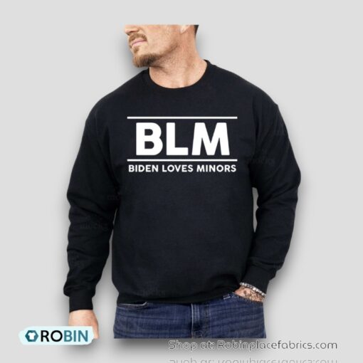 Blm Biden Loves Minors Shirt