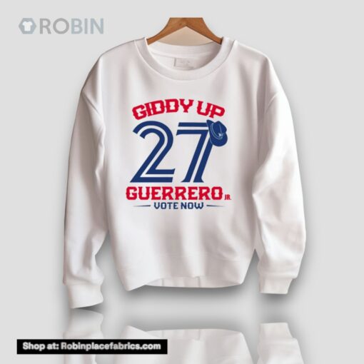 Blue Jays Giddy Up 27 Guerrero Unisex Shirt