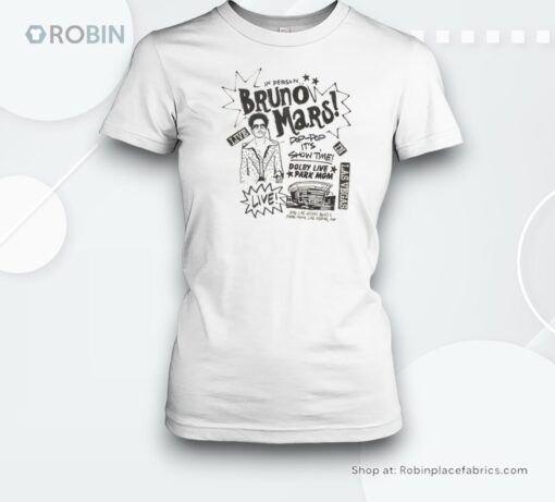 Bruno Mars Concert 2024 24k Magic World Tour Bruno Mars Live Unisex Shirt