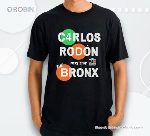 Carlos Rodon New York City Subway Next Stop The Bronx Train Shirt