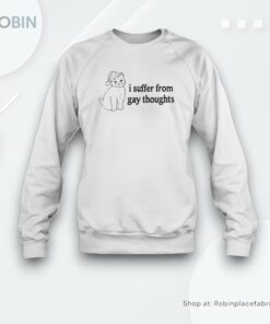 Cat I Suffer From Gay Thoughts Shirt