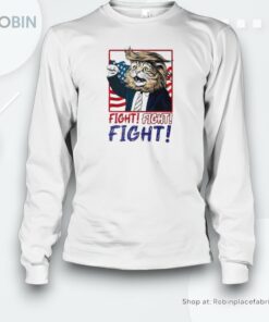 Cat Trump Shooting Fight Fight Fight Unisex Shirt