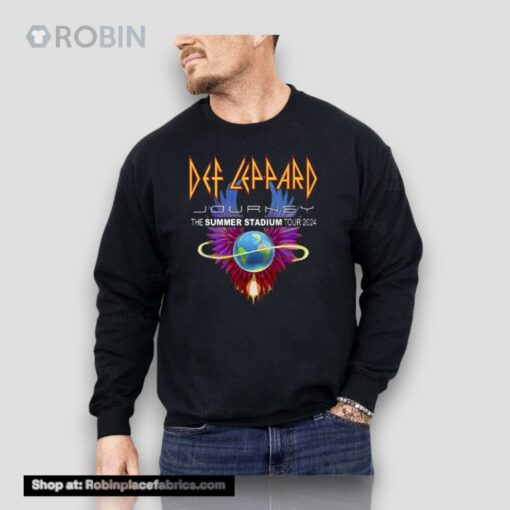 Def Leppard And Journey The Summer Stadium Tour 2024 Unisex Shirt