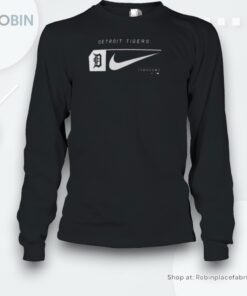 Detroit Tigers Nike Fashion Graphic Swoosh 2024 Shirt