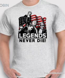 Donald Trump 2024 Fight Unisex Shirt Never Die! Legends