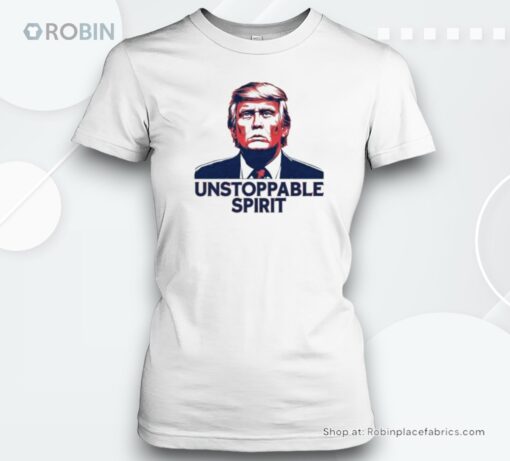 Donald Trump Mugshot – Unstoppable Spirit Unisex Shirt