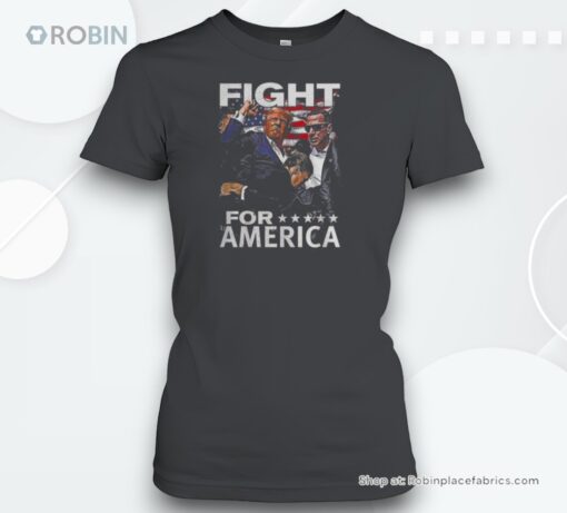 Donald Trump Shoting Trump Fight For America Unisex Shirt