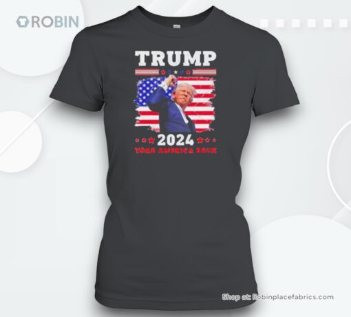 Donald Trump Take America Back 2024 Trump Shounisex Shirt