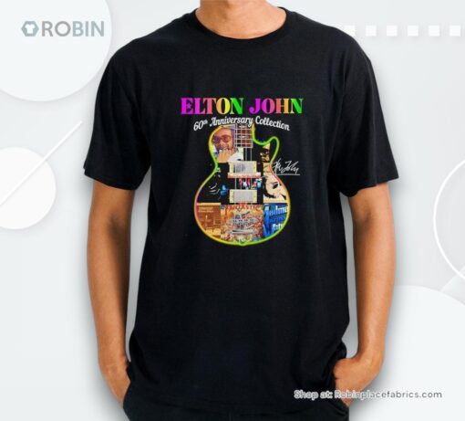 Elton John 60th Anniversary Collection Signature Shirt