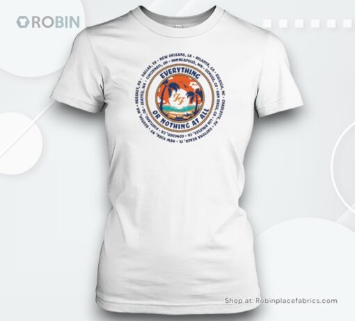 Foo Fighters Surfboard Tour 2024 Unisex Shirt