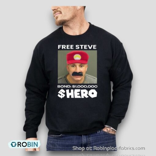 Free Steve The $hero Bond $1000000 Shirt