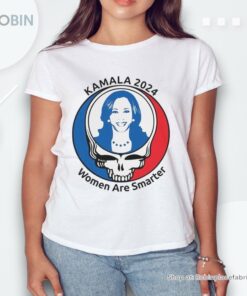 Grateful Dead Kamala Harris 2024 Women Are Smarter Logo Shirt Grateful Dead Kamala Harris 2024 Women Are Smarter Logo Shirt