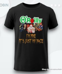 Horror Movie Characters Im Fine Its Just My Face Oreilly Auto Parts Halloween 2024 Shirt Horror Movie Characters Im Fine Its Just My Face Oreilly Auto Parts Halloween 2024 Shirt