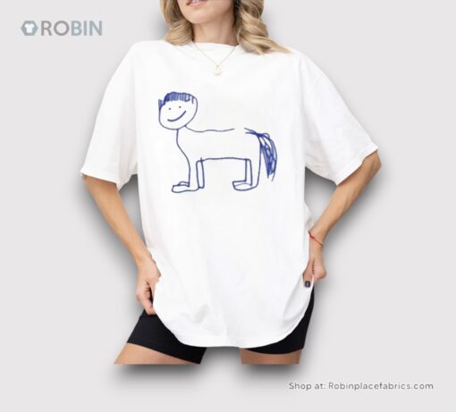 Horse With Bowl Cut Shirt