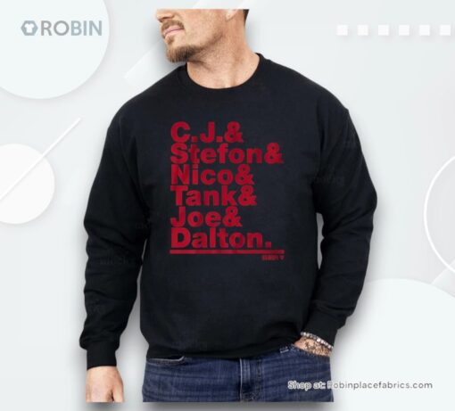 Houston Football C.J. Stefon Nico Tank Joe Dalton Shirt