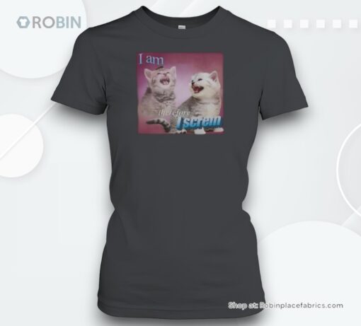 I Am Therefore I Screm Unisex Shirt