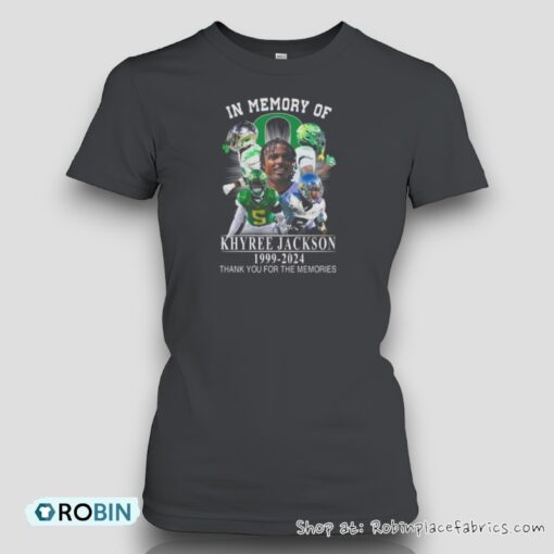 In Memory Of Khyree Jackson 1999 2024 Thank You For The Memories Unisex Shirt