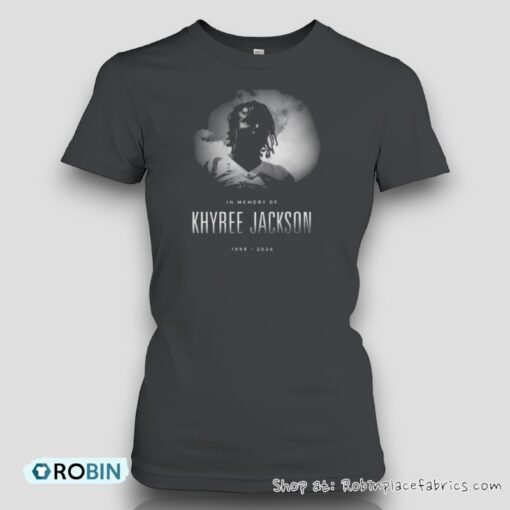 In Memory Of Khyree Jackson’s Rest In Peace 1999 2024 Nfl Unisex Shirt