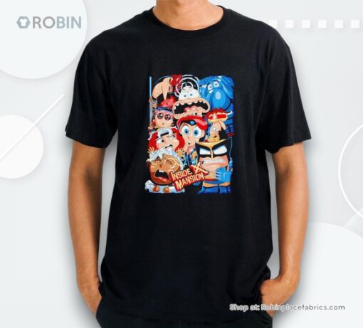 Inside X Mansion A Mashup Of Inside Out 2 And X Men Shirt