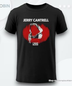 Jerry Cantrell I Want Blood Logo Shirt