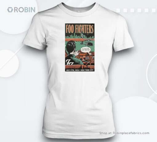 July 17 2024 Citi Field Flushing Ny Foo Fighters Poster Shirt