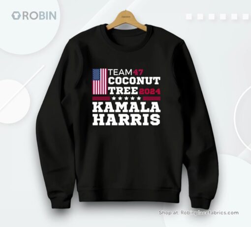 Kamala Harris Coconut Tree , Team Kamala Harris 2024 , Vote Harris Unisex Shirt