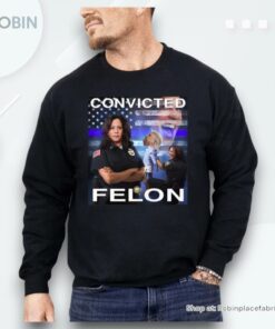 Kamala Harris Defeating Convicted Felon Donald Trump Shirt