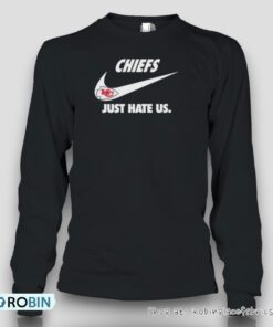 Kansas City Chiefs Football Team Just Hate Us Slogan Unisex Shirt