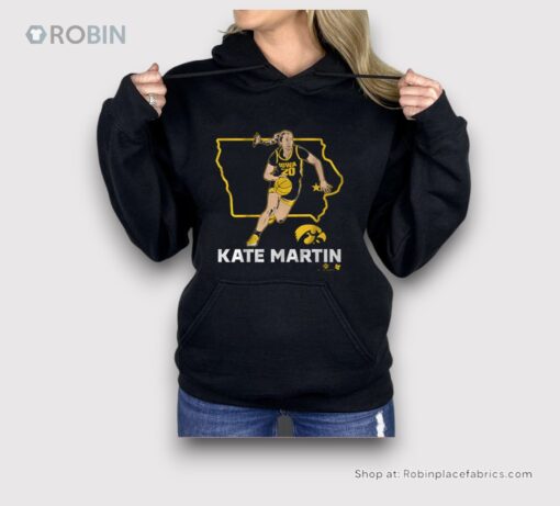 Kate Martin State Star   Iowa Shirt