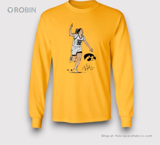 Kate Martin Superstar Pose   Iowa Shirt