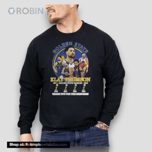 Klay Thomson Golden State Warriors 2011 2024 Thank You For The Memories Unisex Shirt