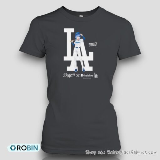 La Dodgers X Hololive Night Suisei Unisex Shirt
