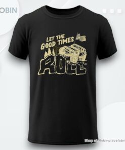 Let The Good Times Roll Jeep With American Flag Shirt Let The Good Times Roll Jeep With American Flag Shirt