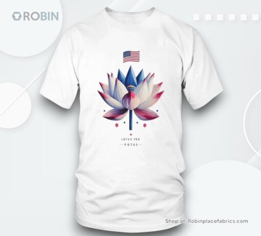 Lotus For Potus American Flag 2024 Shirt