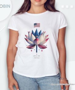 Lotus For Potus American Flag 2024 Shirt