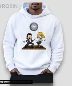 Mario And Princess Peach Dancing As Vincent Vega And Mia Wallace Unisex Shirt