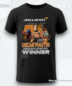 Mclaren F1 Team Oscar Piastri Hungarian Grand Prix Winner Shirt Mclaren F1 Team Oscar Piastri Hungarian Grand Prix Winner Shirt