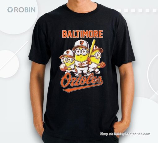 Minions 2024 Baltimore Orioles Mlb Shirt