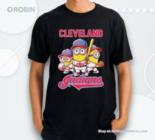 Minions 2024 Cleveland Indians Mlb Shirt