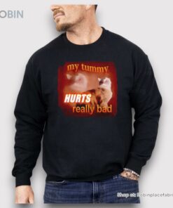 My Tummy Hurts Really Bad Cat Shirt