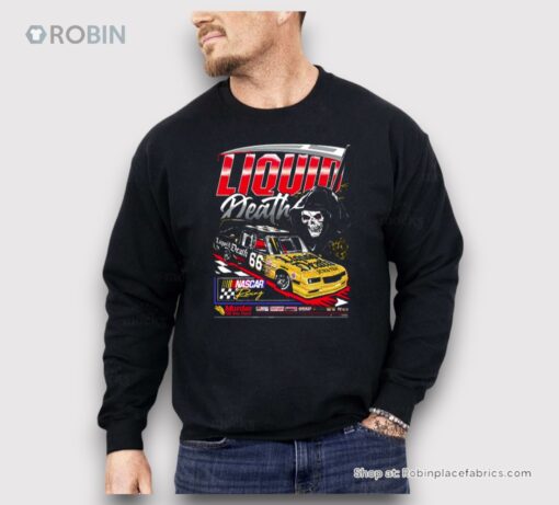 Nascar X Liquid Death Thirst Hearse Shirt