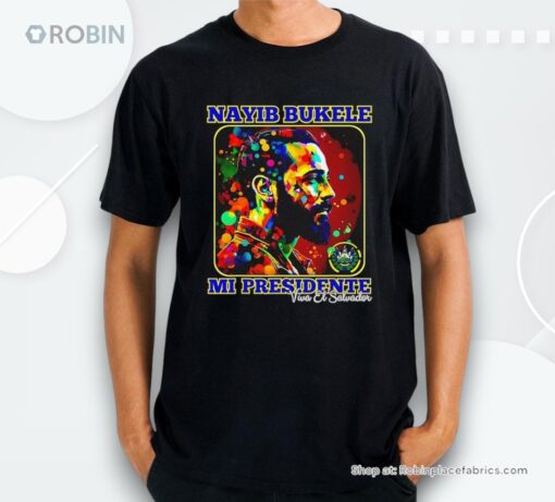 Nayib Bukele Mi Presidente Viva El Salvador Salvi Pride 2024 Shirt