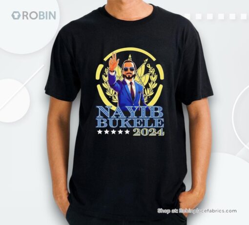 Nayib Bukele Presidente De El Salvador 2024 Salvi Pride Shirt