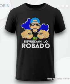Nayib Bukele Presidente De El Salvador Devuelvan Lo Robado Shirt
