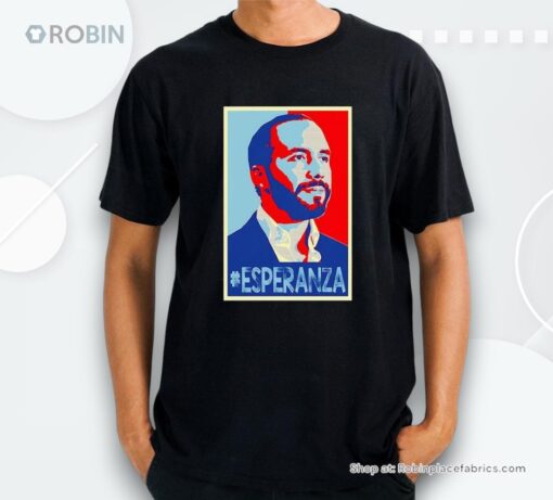 Nayib Bukele Presidente De El Salvador Esperanza Hope Shirt