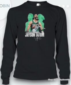 Nba Boston Celtics Jayson Tatum Graphics Signature Design 2024 Champions Unisex Shirt