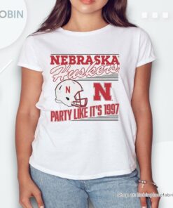 Nebraska Cornhuskers Party Like Its 1997 Vintage Helmet Shirt Nebraska Cornhuskers Party Like Its 1997 Vintage Helmet Shirt