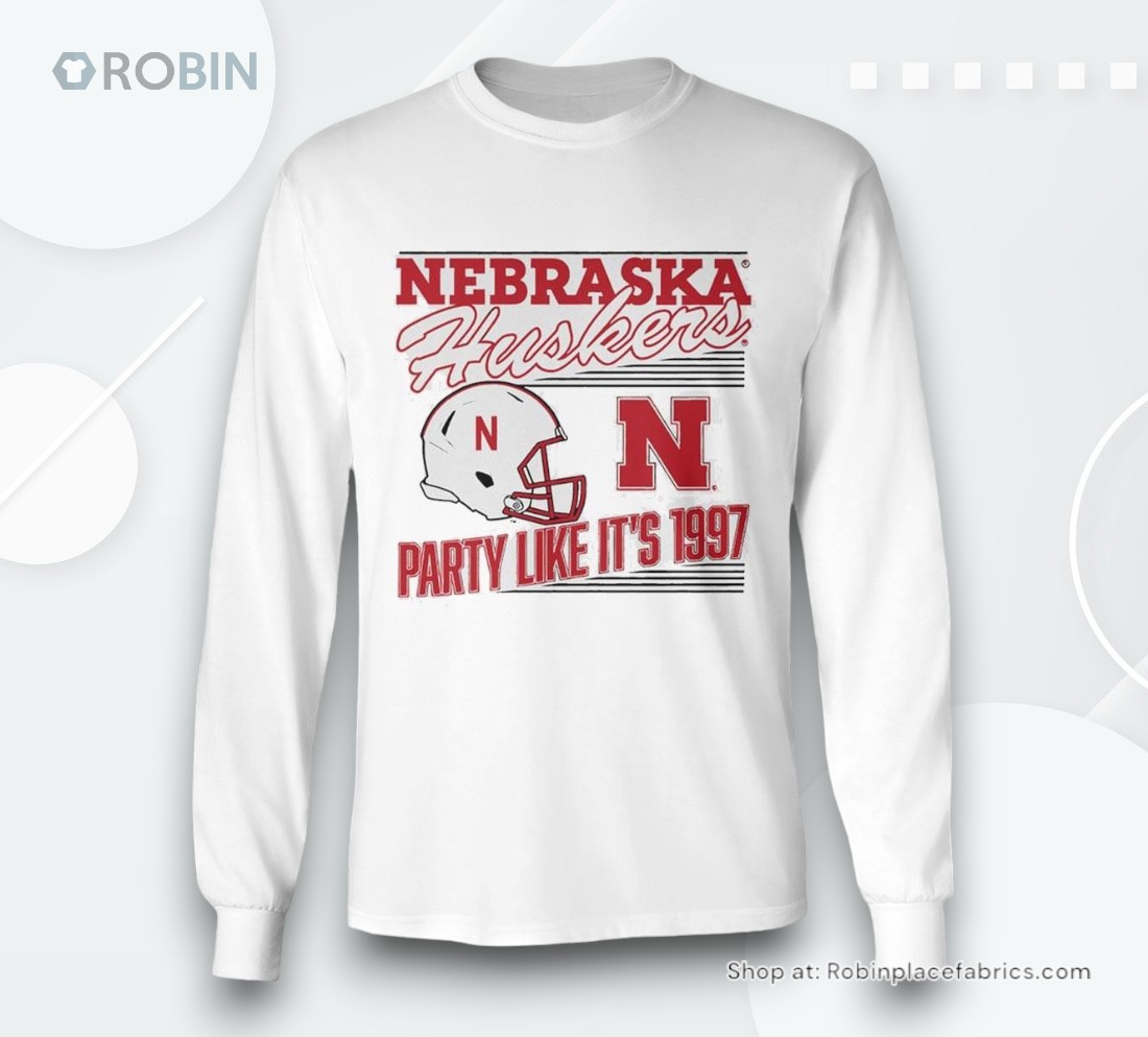 Nebraska Cornhuskers Party Like Its 1997 Vintage Helmet Shirt Nebraska Cornhuskers Party Like Its 1997 Vintage Helmet Shirt